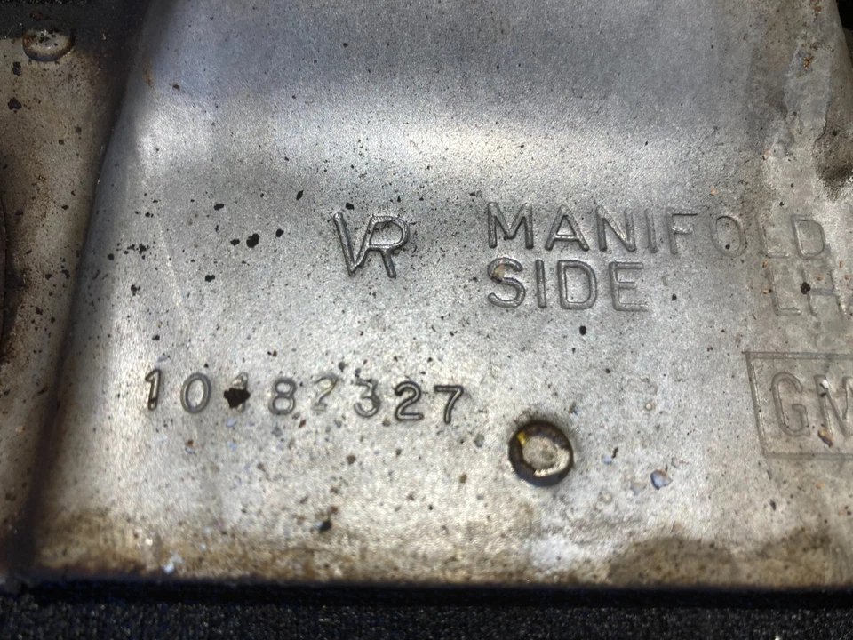 96-99 Chevy Lumina 3.1L L82 colector de escape delantero y pernos 10182321 Foto 3 de 4