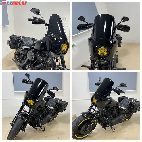 Club Style Headlight Fairing Windshield For Harley Low Rider S FXLRS 2020-2024 - Picture 11 of 11