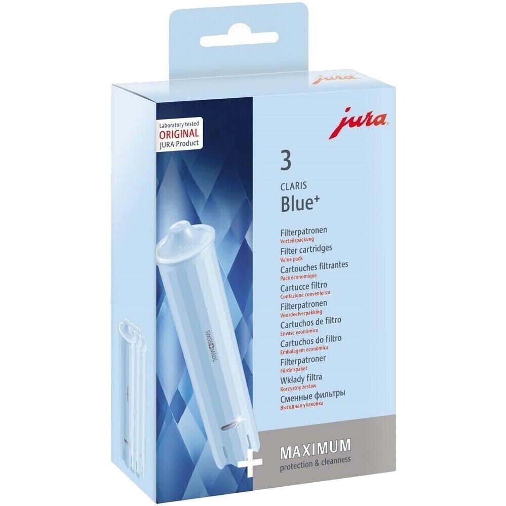Jura Original Claris Blue+ Filterpatronen Vorteilspackung - 3 Wasserfilter Set