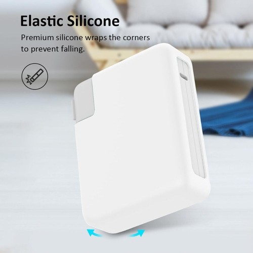 Silicone Charger Adapter Case Anti-fall Protective Case for MacBook Pro 140W - Picture 6 of 18