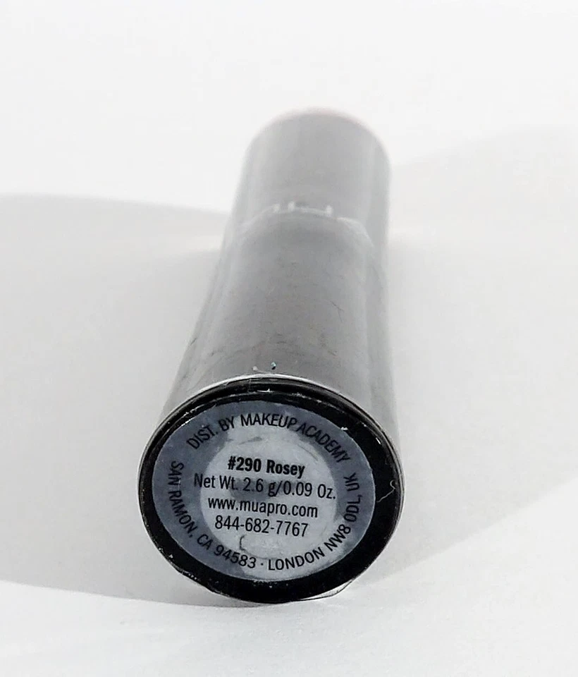 MUA Makeup Academy Extreme Shimmer Lipstick 290 ROSEY Discontinued SEALED - Image 3 of 3