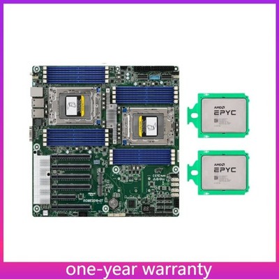  Asrock Rack ROME2D16-2T, AMD EPYC 7532 Motherboard With 2x Core 64 Threads CPU