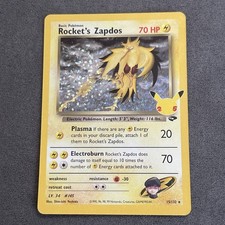 Rocket's Zapdos 15/132 Celebrations: Classic Collection Holo