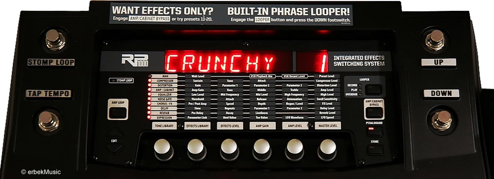 DigiTech RP1000V – Multieffektprozessor für Gitarre RP1000 V RP 1000 + GEWÄHR - Bild 4 von 4