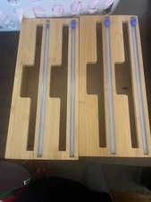 SpaceAid WrapNeat 4 in1 Wrap Organizer with Cutter