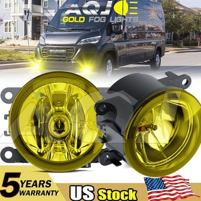 Front Bumper Lamp halogen Fog Lights For Ram ProMaster 2500 2014-2021