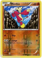 Furious Fists 56/111 Mienfoo Reverse Holo Pokemon Card