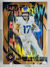 2024 Panini Select - Club Level Puka Nacua #287 Copper Shock Prizm /299 LA RAMS