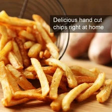Stainless Steel French Fry Cutter Potato Vegetable Slicer Chopper Dicer 2 Blade