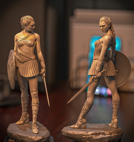 Figure 3D Print Model Kit Unpainted Unassembled 3 Version