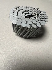 Coil of Galvanized Roofing Nails – 1¼” Ring Shank Coil Nails for Nail Gun