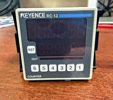 KEYENCE RC-13 Electronic Counter Module 6-Digit Display Counter