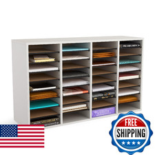 Safco Literature Organizer, 36 Compartments, Office and Classroom Mailbox with A