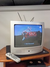 GE 13" CRT TV Retro Gaming w/remote Fully Tested CLEAN Fast Shipping