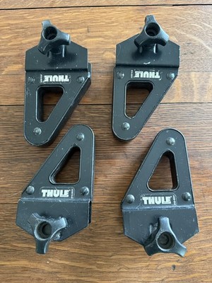 THULE Load Stops SET OF 4 Square Bar 515 w/ HARDWARE Roof Rack LUMBER sup BOAT
