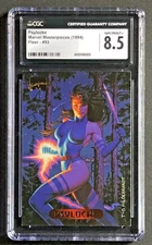 📢 1994 CGC 8.5 Marvel Masterpieces "Psylocke" #93, RARE X-Men Base Card ⭐️