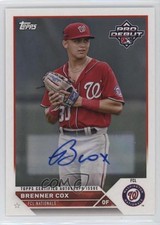 2023 Topps Pro Debut Auto Brenner Cox #PD-128 Auto 15kw