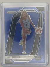 2024 Panini Prizm WNBA #141 Jacy Sheldon Blue Velocity Prizms