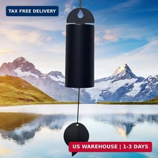 Wind Chimes for Outside Deep Tone, Large Metal Cylinder Memorial Wind Chimes Out