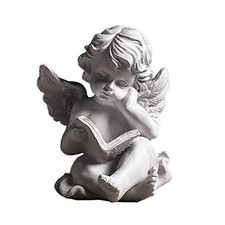 Angel Statue Cherub Wings Figurine Indoor Outdoor Guardian Home Garden Angel ...