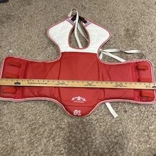 Martial Arts #1 Taekwondo Karate Reversible Sparring Chest Protector Vest F3