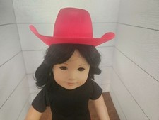 Hat, Cowboy/Cowgirl Hat, Western    Red, Designed for 18-Inch Girl/Boy Dolls