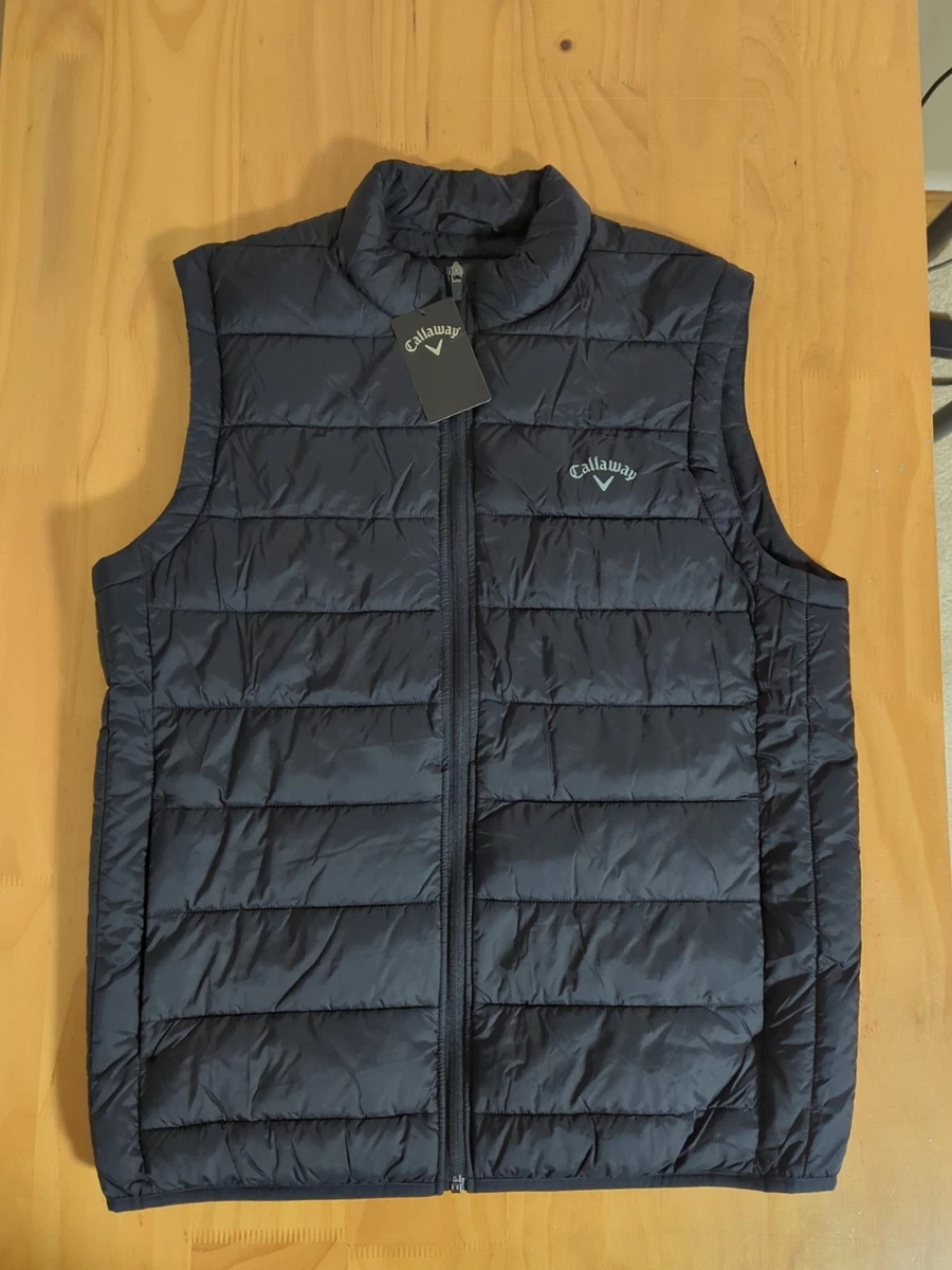 Gilet Callaway Gris Homme Taille M – Léger, Matelassé, Fermeture Éclair (Excellent État)