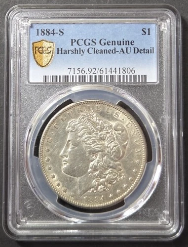 1884-S Morgan Dollar, PCGS AU Detail