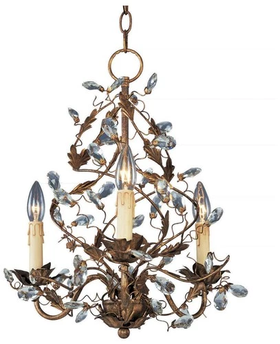 Maxim Etruscan Gold 18 1/2" Wide Traditional Crystal Chandelier - Picture 1 of 4