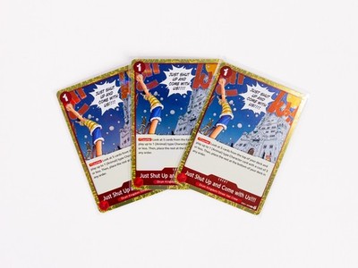 x3 Just Shut Up and Come with Us!!!! (Pirate Foil) EB01-009 Premium Booster