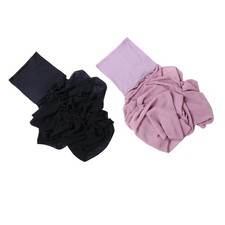 Hijab instantané en mousseline de soie pour femmes, foulard à la mode, léger