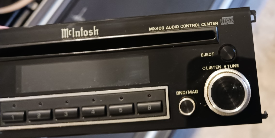 McIntosh Mx406 CD Player In Dash Receiver for sale online | eBay