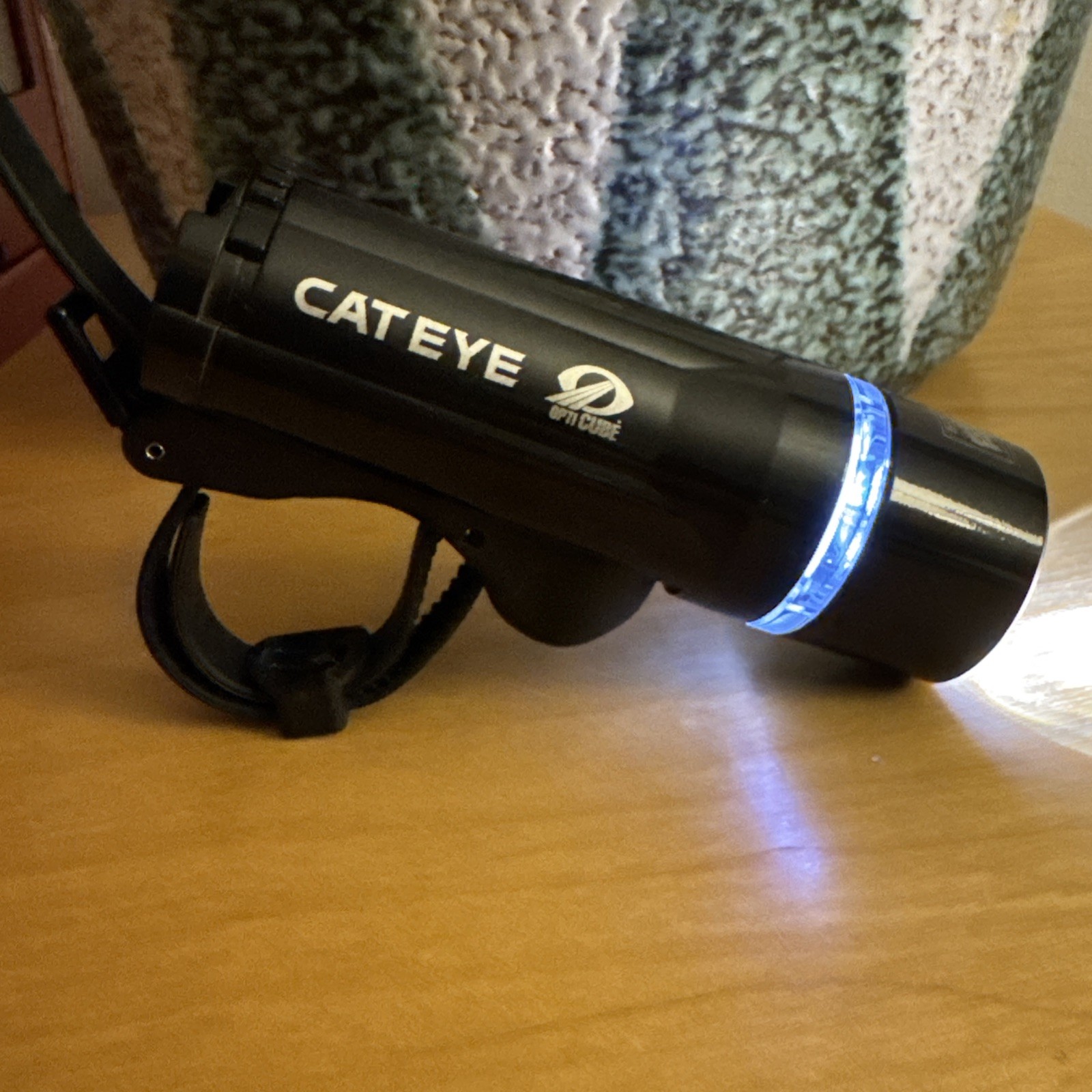 Cateye OptiCube Compact LED Bike Headlight And Attachment
