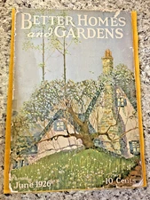 Vintage 1926 June Better Homes and Gardens Magazine 10 Cents Nostalgia Ads
