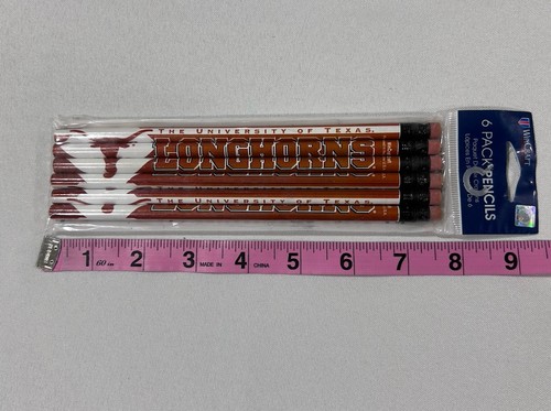 The University of Texas Wincraft Texas Longhorns Team Logo 6-pack Pencils - Picture 13 of 15