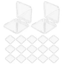  24 Pcs Press on Nail Organizer Packaging Box Tip Storage Container