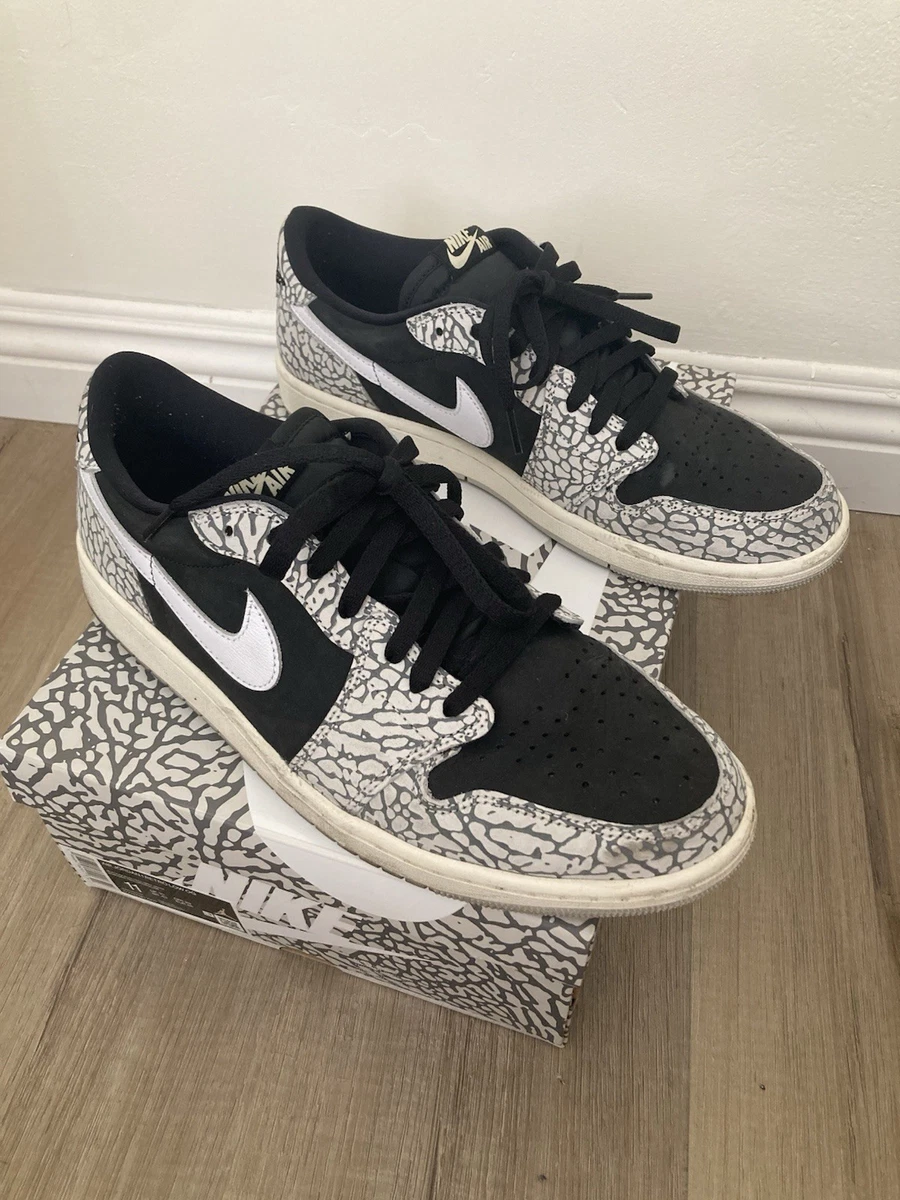 Jordan 1 Retro OG Low Black Cement for Sale | Authenticity
