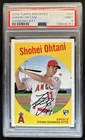 2018 Topps Archives Shohei Ohtani RC Rookie SP VAR #50b Angels PSA 9