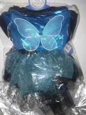 Stellar Pet Boutique Size L Dog Costume Blue Butterfly