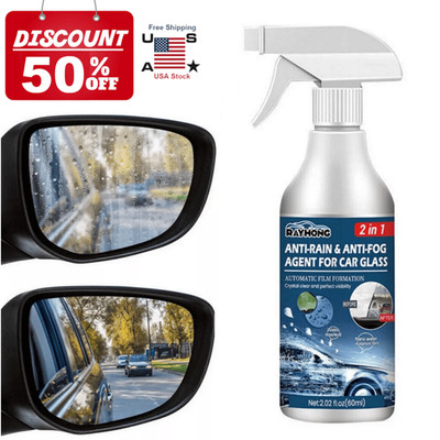 Anti-rain Anti-fog Coating Agent Car Glass Windshield Rain Repellent Spray USA