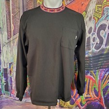 Stussy Long Sleeve Pocket Sweatshirt Size Large B31 