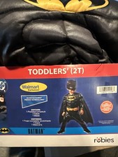 Halloween Costume Boy Toddler Size 2t DC Batman New