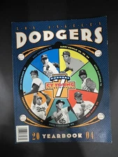 2004 Los Angeles Dodgers Baseball Yearbook - 7 Cy Young Award Winners