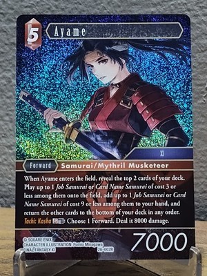 Final Fantasy TCG-Ayame-26-002R-Gun Slinger In The Abyss-Foil