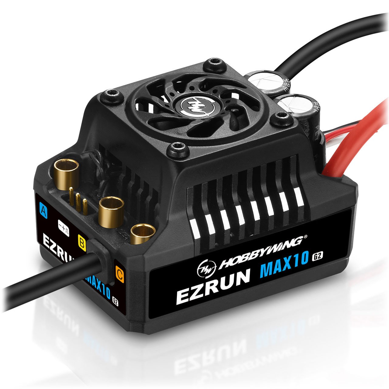 Hobbywing HW30102604 Ezrun MAX10 G2 Controller 80 Amp, 2-3s LiPo, BEC 5A