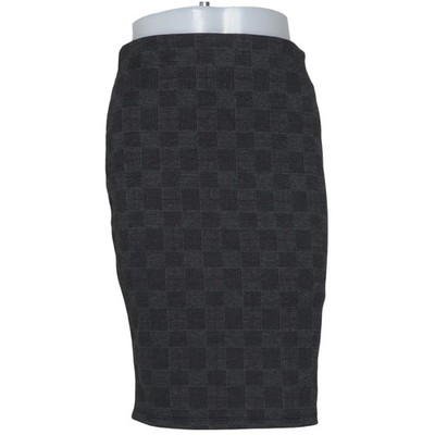 Tom & Rose, Rock, Größe: M, Grau, Elasthan/Polyester/Viskose, Karo, Damen #CTi