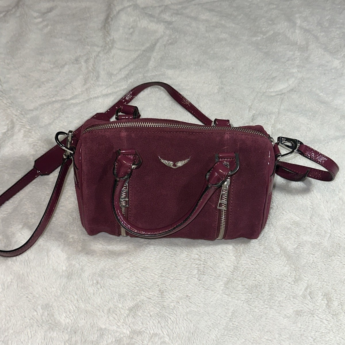 Zadig And Voltaire Sac À Main Sunny Bordeaux