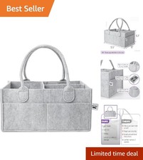 Multi-Functional Baby Diaper Caddy with Easy Access Storage - Nursery Must-Have