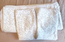 Pottery Barn Floral Duvet Cover Full Queen 2 Standard Shams Cotton 3 pc Lavender