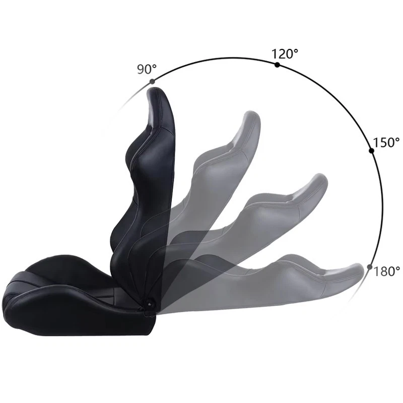 Par de asientos de carreras con canastilla para BMW ajustables reclinables con doble deslizador Foto 3 de 4